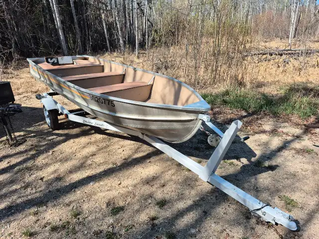(SOLD PENDING FINAL PAYMENT)Misty RIVER 14 FT BOAT AND trailer in Powerboats & Motorboats in Saskatoon - Image 2