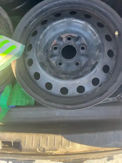 Girlfriend’s pregnant, wife’s p!ssed, must sell 4 like new Toyota Camry 16X6.5 5X114.3 steel wheels...