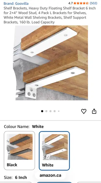 Goovilla Shelf Brackets, View more