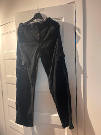 Pantalon cargo noir  femme