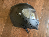 Motorcycle helmet. 