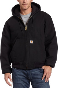 Brand New Carhartt Mens Quilted Flannel Lined Duck Active Jacket
