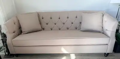 Beige Couch - like new - hardly used, View more