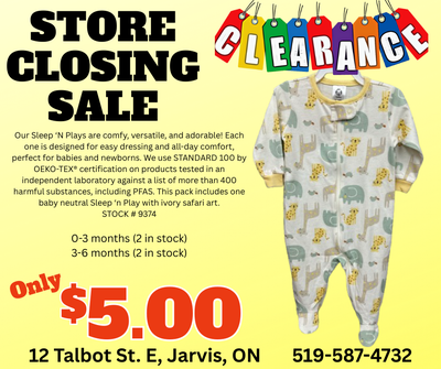 CLEARANCE SALE! HALF PRICE!! Safari - Sleep 'N Play-G, View more