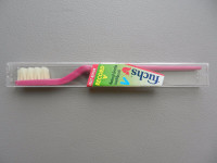 NEW Fuchs Record V Natural Bristle Toothbrush Medium GERMANY