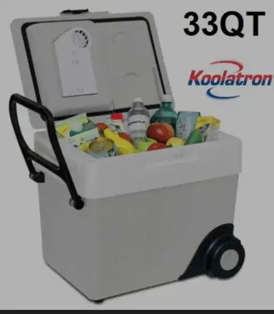Koolatron wheeled 33 Quart Cooler, View more