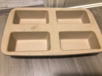 Pampered Chef Stoneware Bread Loaf Pans - USA