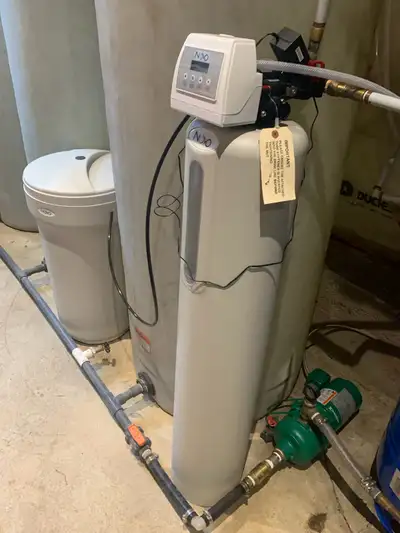 Brand new water softener for the house. I can’t use it because of the limited water supply in our sh...