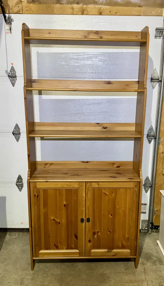 IKEA Leksvik Bookcase with Doors in Bookcases & Shelving Units in Gatineau - Image 2