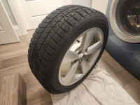Ford Mustang original rims with Blizzak winter tires