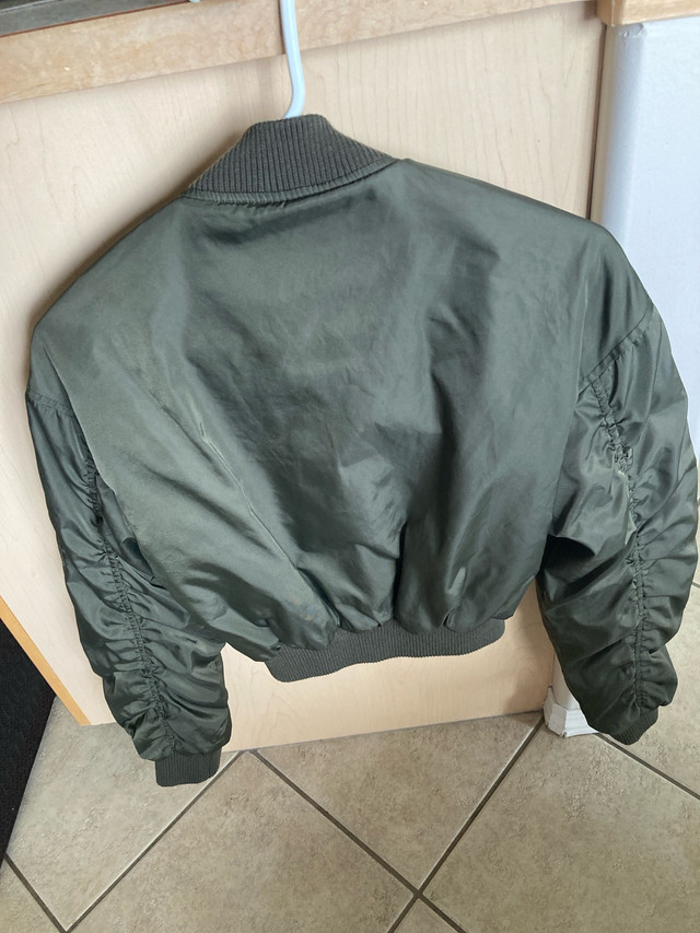 Crop bomber jacket  in Women's - Tops & Outerwear in Lethbridge - Image 2