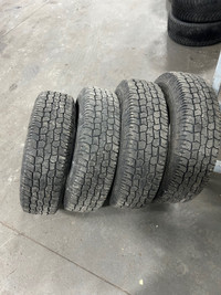 Winter studded tires LT225/75/16.  OBO