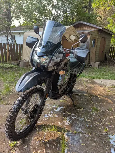 Looking to sell my 2018 Kawasaki KLR 650, a versatile dual-sport motorcycle perfect for both on and...