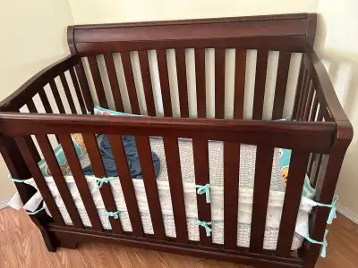 Crib with mattress, View more