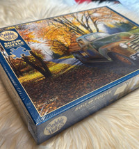 SEALED vintage truck with dogs countryside puzzle