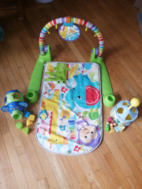 Used baby gym and shape sorting toy