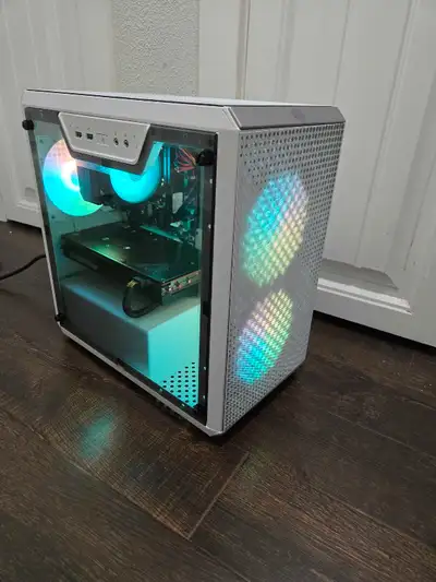 Gaming PC Build from new and used parts has windows 11 PRO installed. Has Wi-Fi and colorful lights...