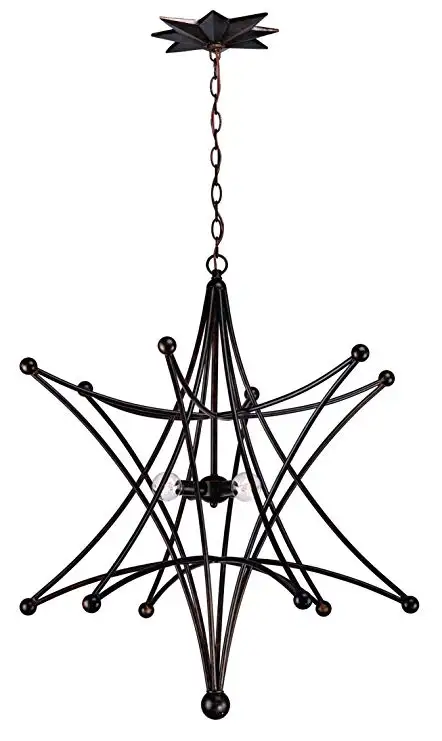 Rustic-Chic Chandelier by Crystorama – Brand New w Box in Indoor Lighting & Fans in Markham / York Region - Image 2
