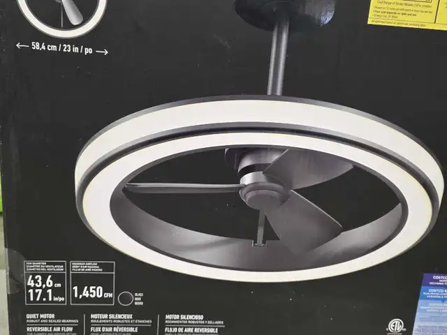 Edwin LED Ceiling Fan in Indoor Lighting & Fans in London - Image 3