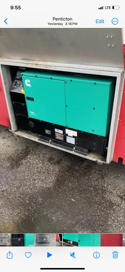 Cummins Onan Diesel Generator 120/240v 12KVA Less than 500 hours May consider partial trade of onan...