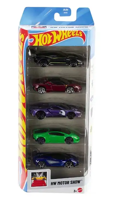 Hot Wheels HW Motor Show 5-Car Pack, View more