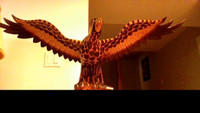 Hand Carved Wooden Eagle 