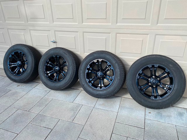 Black DAI Mags with All Season Michelin Tires in Tires & Rims in Ottawa