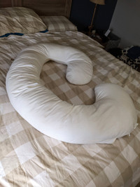 Leachco Snoogle Total Body Pillow Pregnancy - White
