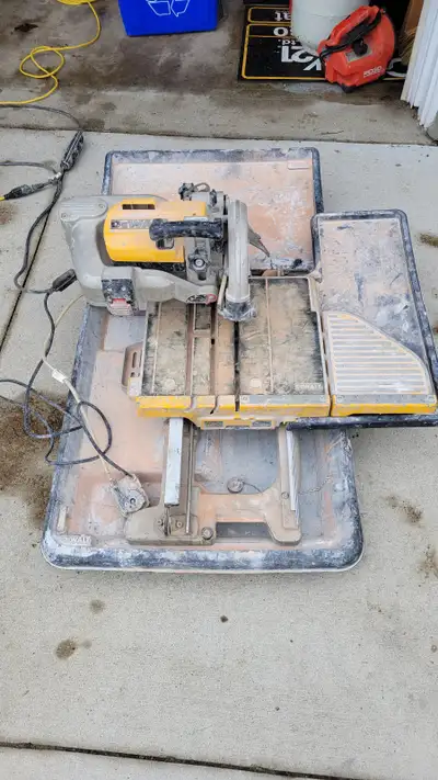 Dewalt Tile Saw, View more