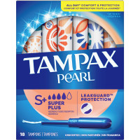 8 boxes Pearl Tampons Super Plus Absorbency