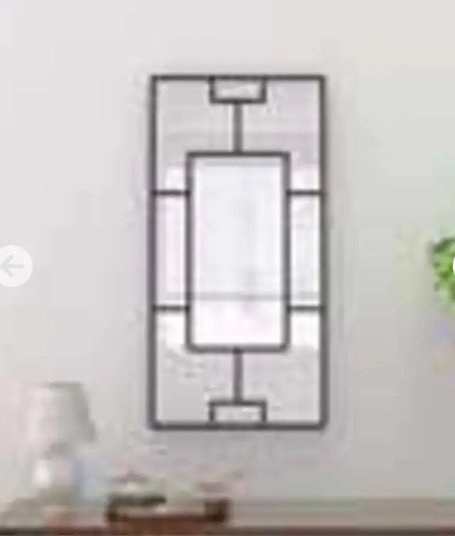 ANYHI Bathroom Wall Mirror with Shelf, 30" x 15" Metal Frame  in Home Décor & Accents in Markham / York Region - Image 2