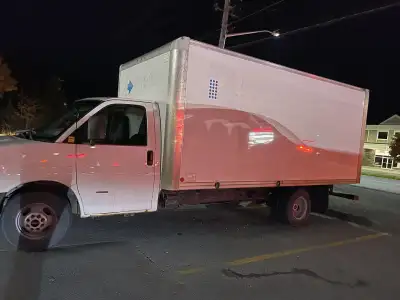 Great truck works great ! Diesel truck GMC Inspected air conditioner 16 foot box Daily driver might...