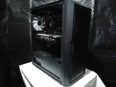 Case: AZZA 290B Fighter /Glass Window/ARGB Fans x4 Motherboard: MSI B450M PRO VDH-MAX Memory: Patrio...