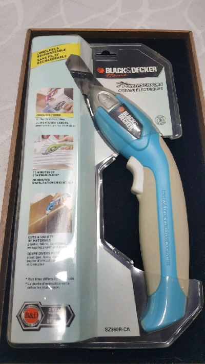 brand new black and Decker power scissors, View more
