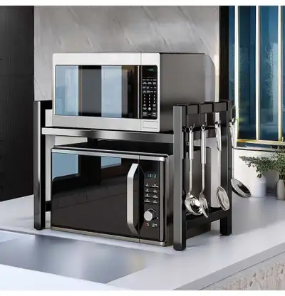 Microwave rack/adjustable shelf, View more