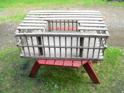 plusieurs articles antique , déco a différent prix photo 1 a 6 cage antique a poule # 9716.6 en bois...