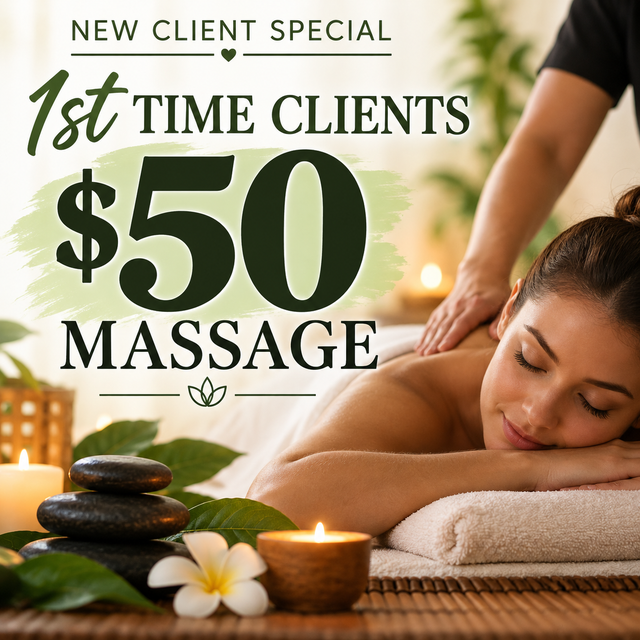 NEW CLIENT SPECIAL – ONLY $50!
