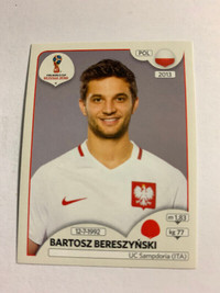 2018 PANINI FIFA WORLD CUP RUSSIA B. BERESZYNSKI #600 POLAND