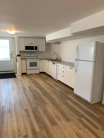 Recently renovated 3 bedroom walkout basement apartment with separate entrance for rent. Bright natu...