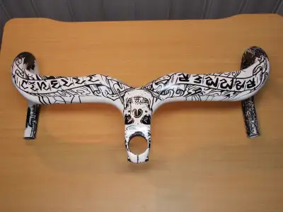 Guidon vélo de piste Cinelli Ram fibre de carbone intégrée, View more