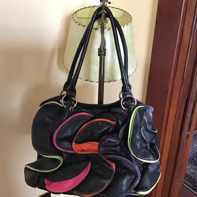 Large Ladies Purse Italian Leather , View more