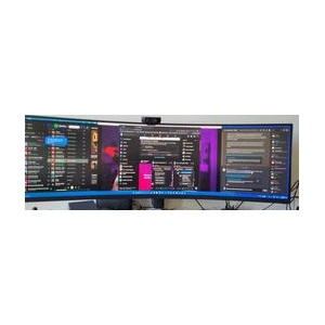Samsung 49" CRG9 Dual QHD Curved QLED Gaming Monitor 120Hz in Monitors in Kingston