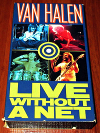 VHS Tape :: Van Halen – Live Without A Net