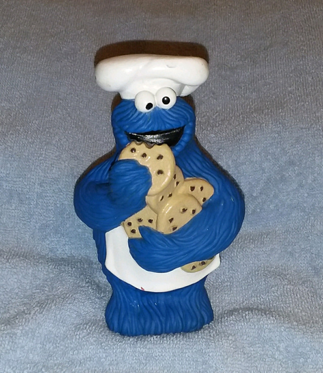 Vintage Muppets Cookie Monster Baby Squeaky Toy Playskool/Disney in Arts & Collectibles in Truro