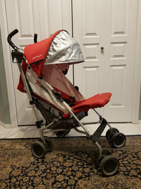 UPPAbaby G-Luxe stroller with travel bag and accessories