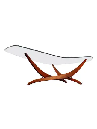 Original 1960s Forest Wilson Boomerang Coffee Table