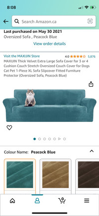 Couch slipcover 