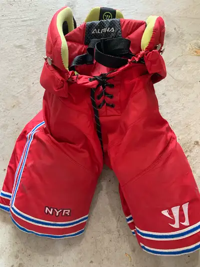 Warrior Alpha North York Rangers hockey pants, View more