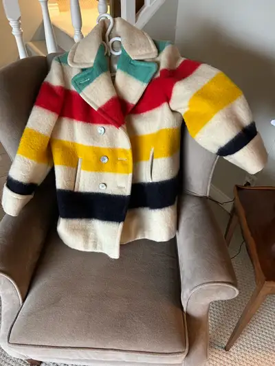 Hudson’s Bay Blanket Coat Size Medium, View more