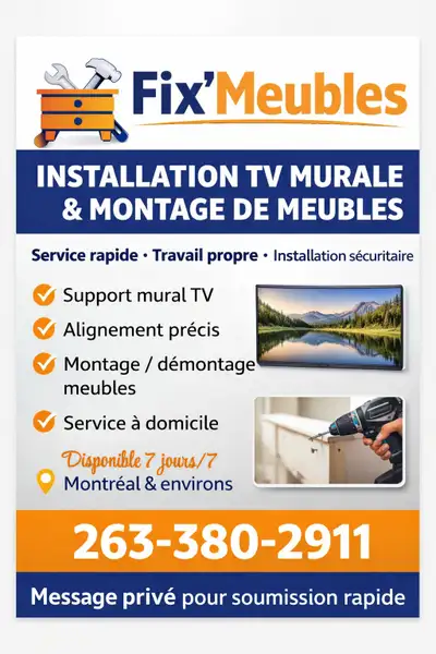 montage /démontage de meubles, View more